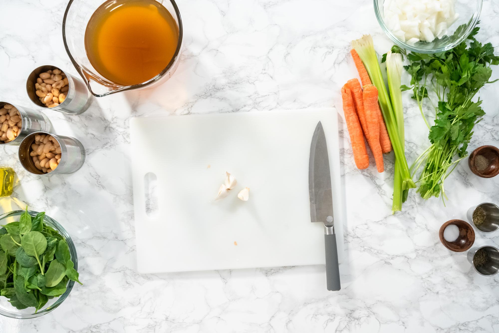 sample plated kit with recipe card